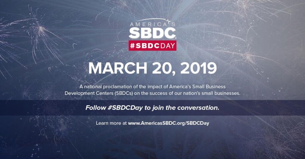 March 20, 2019 is SBDC Day 2019