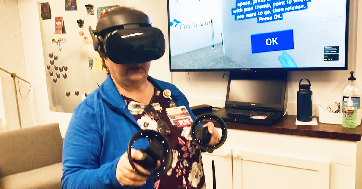Self Interactive creates virtual reality training for CoxHealth Self Interactive creates virtual reality training for CoxHealth