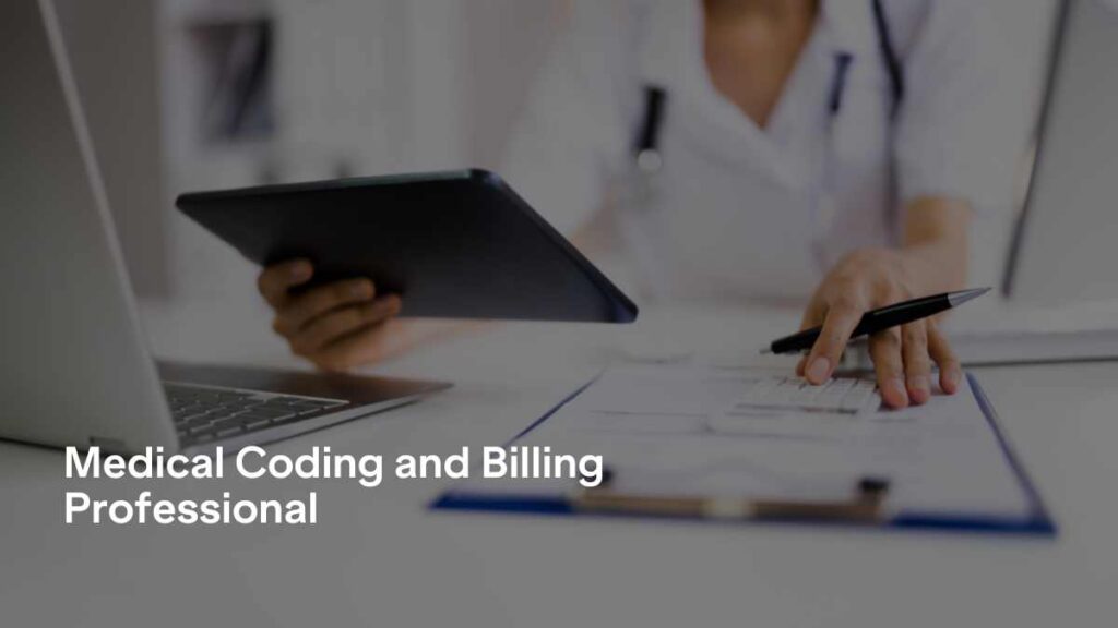 medical coding and billing professional
