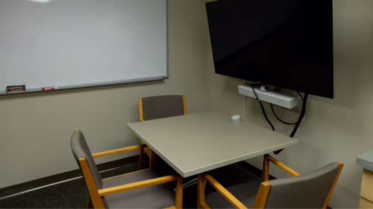 Empty phone room