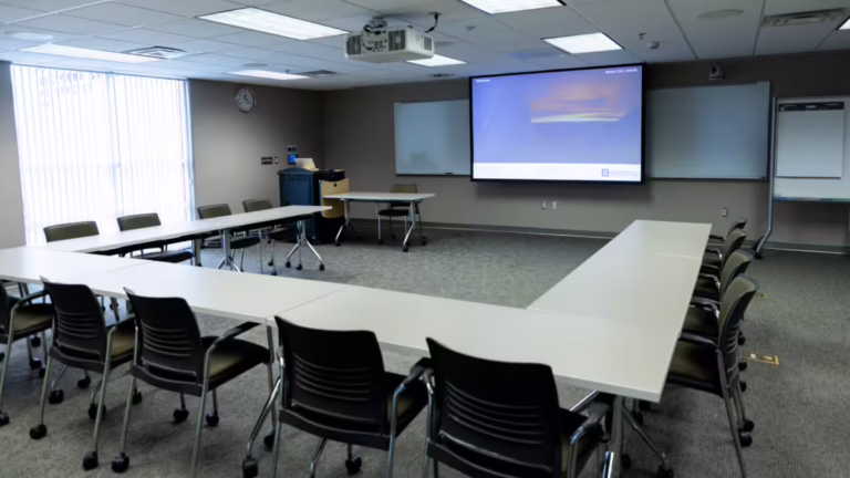 empty training room