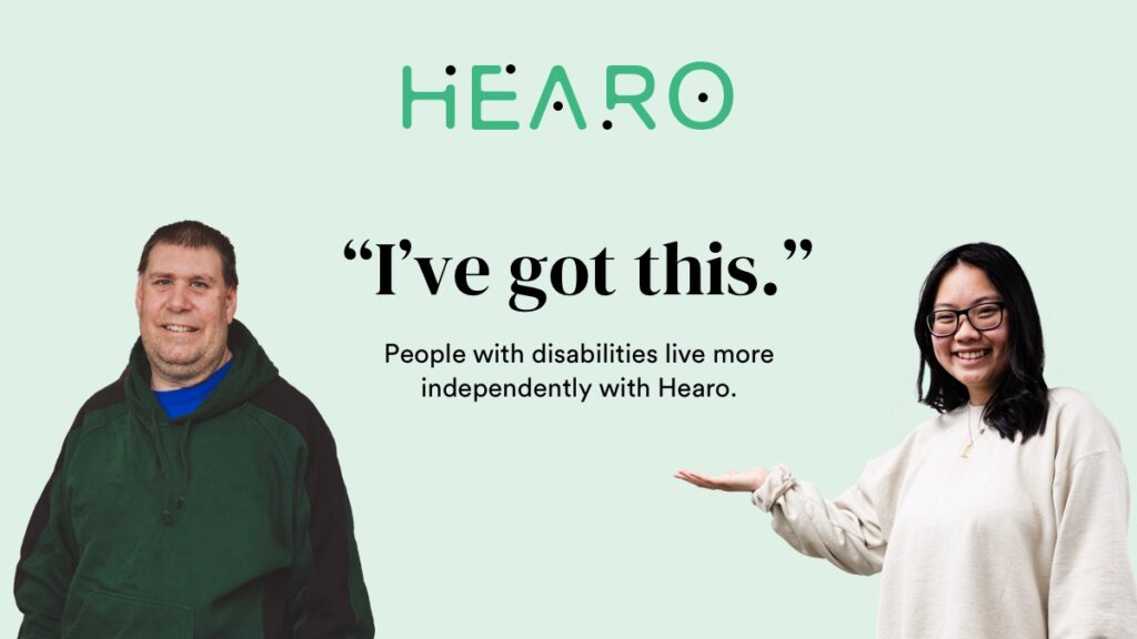 HEARO banner that shows two individuals with the quote, "I've got this."