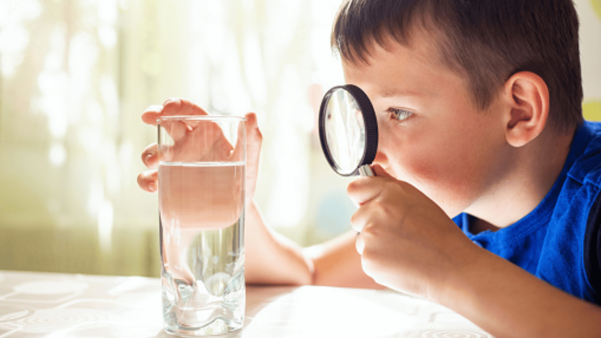 boy looking at water
