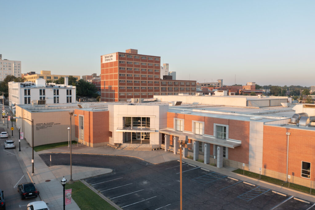 The Robert W. Plaster Free Enterprise Center is the primary location for efactory.