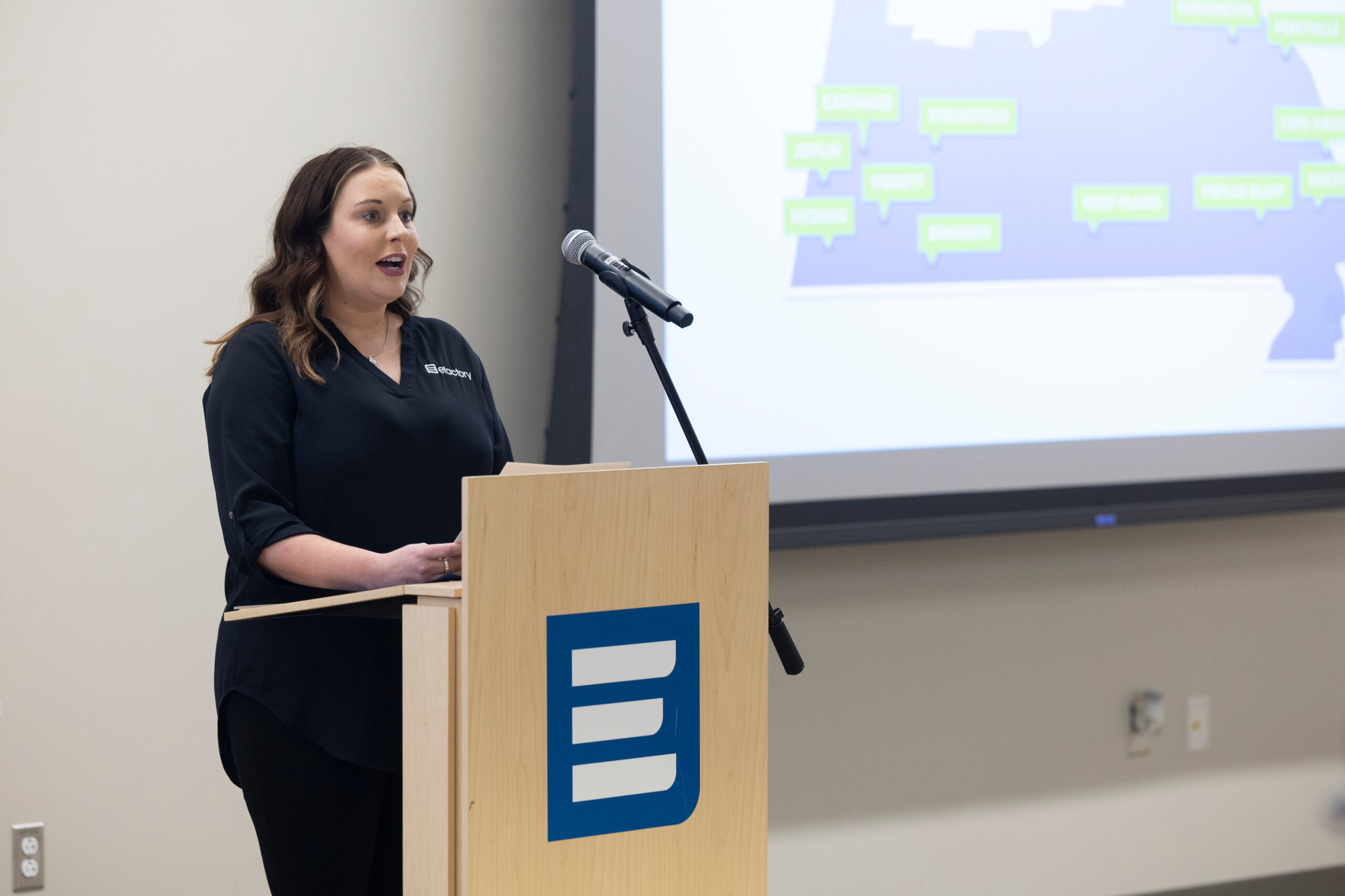 Rachel Anderson, executive director of efactory, shares about economic impact on the Souther Missouri Innovation Network, also known as Innovate SOMO.