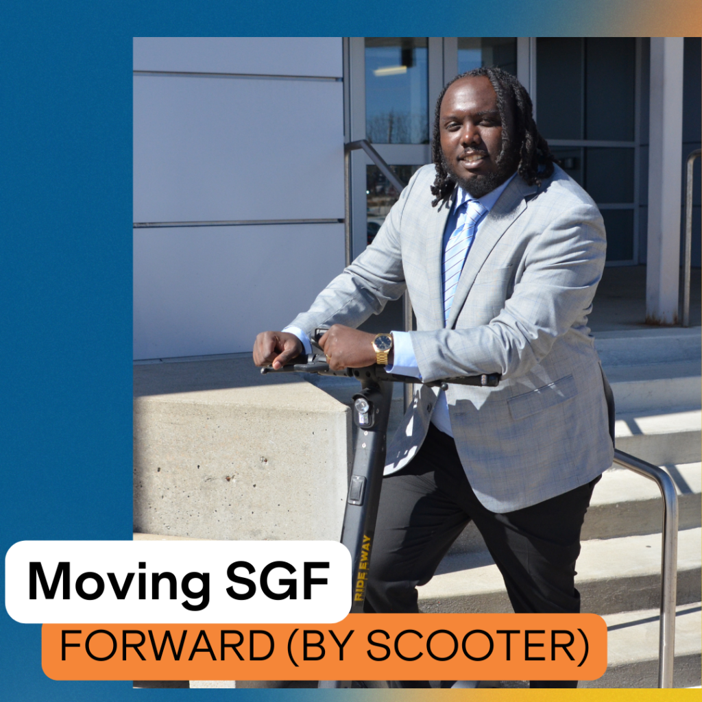 Moving SGF forward by scooter