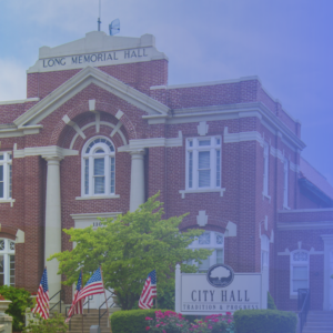 Picture of Long Memorial Hall, the City Hall building for Farmington, Missouri