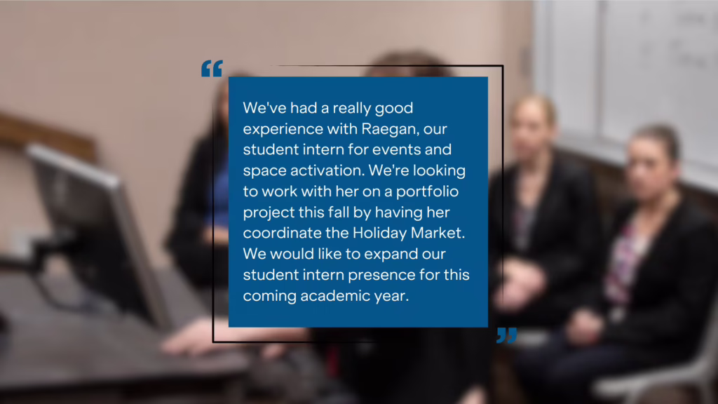 Testimonial quote from community GA program