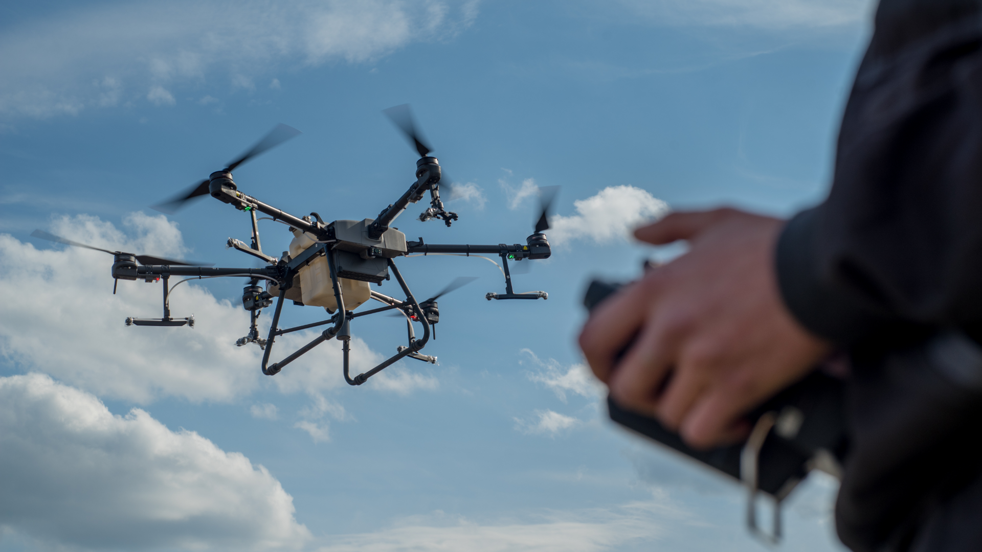 Hands on drone control