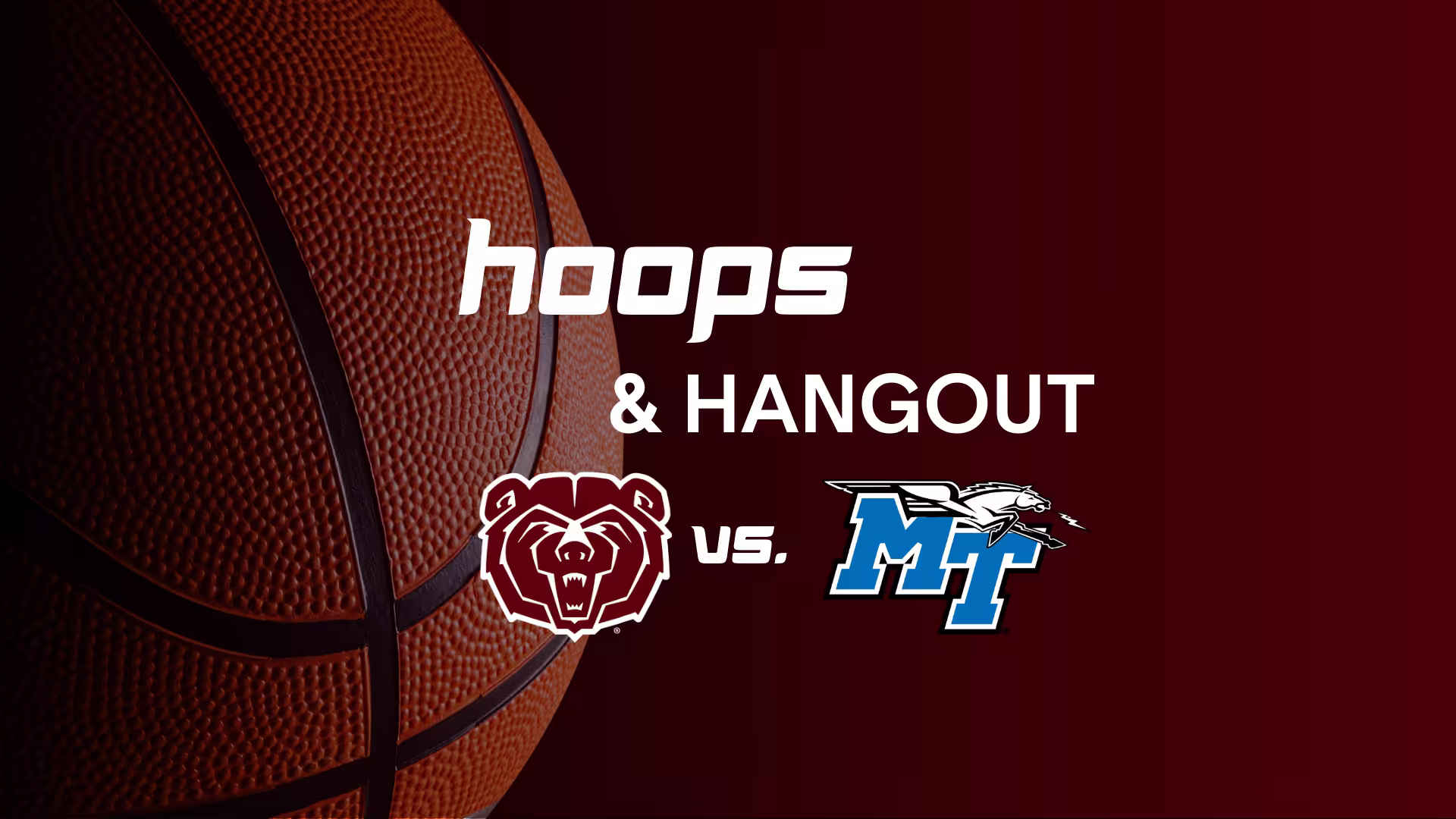 Hoops & Hangout Lady Bears vs Middle Tennessee