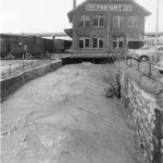 Freight Depot on top of Jordan Creek, 1940