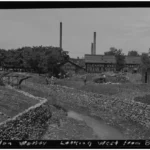 Jordan Creek from east at Jefferson Street, 1932