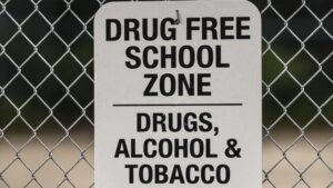 drug free school zone sign