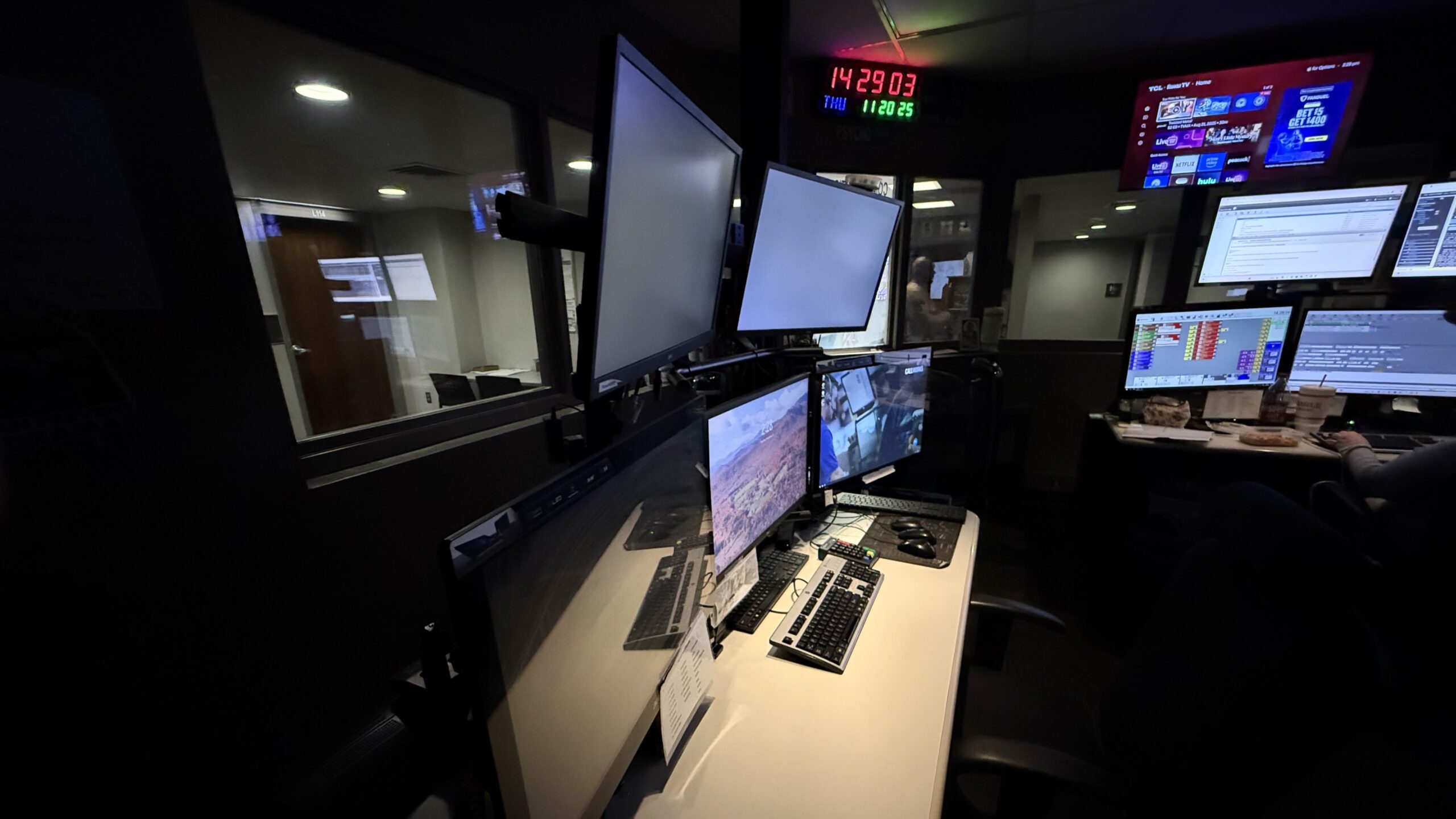 looking at dispatch console