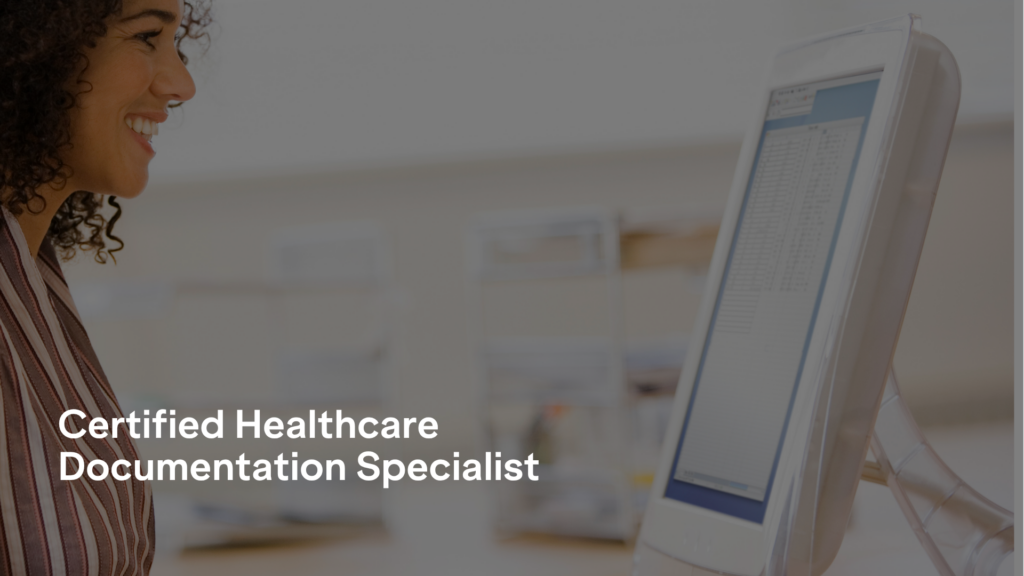Healthcare documentation specialist